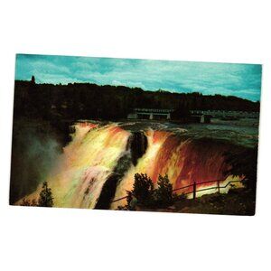 Kakabeka Falls Ontario Canada Vintage Postcard Colourpicture Publishers River
